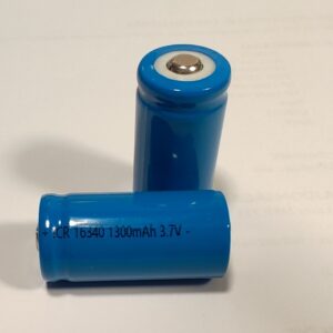 16340 typ. 3,7V/1300mAh Li-ion akku