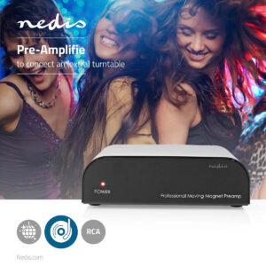 Nedis MM phono előerősítő - AAMP2411BK