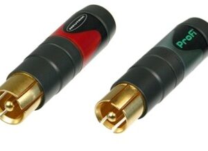 RCA dugó - Professional cinch dugó, left/right - NEUTRIK NF2-B2