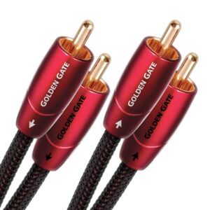 RCA kábel – 2RCA/2RCA professzionális audió átjátszó – Audioquest Golden Gate – 1.5m