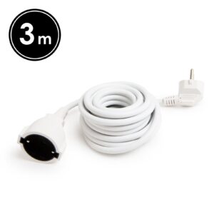 3m-es hálózati hosszabbító – 3 x 1,5mm kábellel, 250V, 10/16A