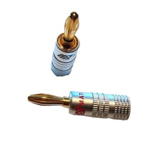 Banán dugó – 4mm-es hangsugárzó csatlakozó – MATIHUR (Nakamichi)