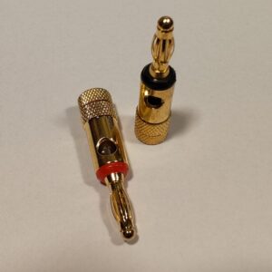 Banán dugó – 4mm-es hangsugárzó csatlakozó