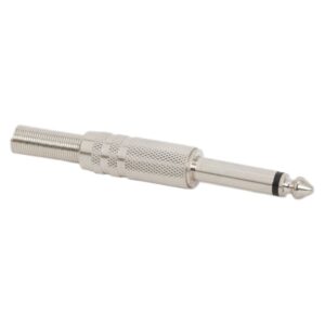 Jack dugó – monó, 6.35mm – rugós törésgátlóval
