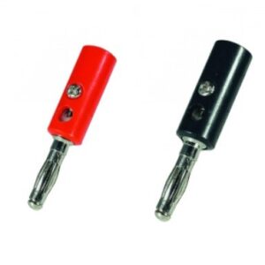 Banán dugó – 4mm-es hangsugárzó csatlakozó – keresztlyukas