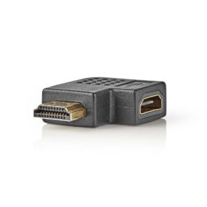 HDMI élderékszögű, jobbos, 90°-os adapter