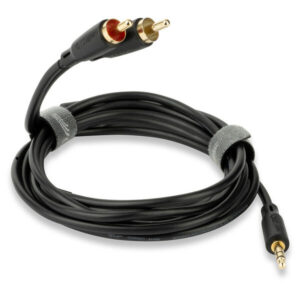 JACK/RCA kábel – 3.5mm stereo jack/2cinch – QED QE8114 – 1.5m