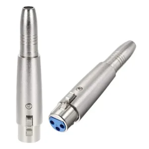 XLR adapter - XLR aljzat / 6,3mm mono jack aljzat