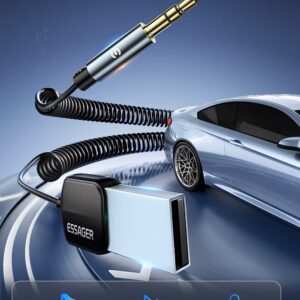 Bluetooth 5.0 vevő, 3.5mm jack analóg kimenettel - ESSAGER