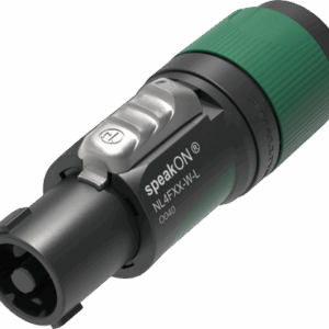 Speakon, professzionális, 4 pólusú dugó – NEUTRIK NL4FXX-W-L