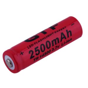 14500 typ. 3,7V/2500mAh Li-ion akku - AA méret