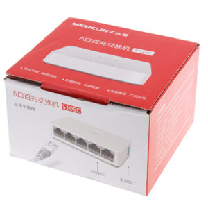 Switch 1/4 internet elosztó - tápegységgel