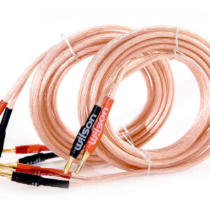 Hangfal kábel - WILSON SPK4 - 2x4mm átmérőjű kábelek - 2x3m