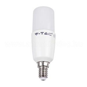 LED izzó, E14, T37 - rúdlámpa, 9W~60W, meleg fehér - V-TAC