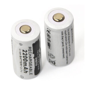 16340 typ. 3.7V/2200mAh Li-ion akku