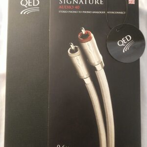 RCA kábel – 2RCA/2RCA high-end audió átjátszó - QED SIGNATURE AUDIO 40/QE2440 – 0,6m