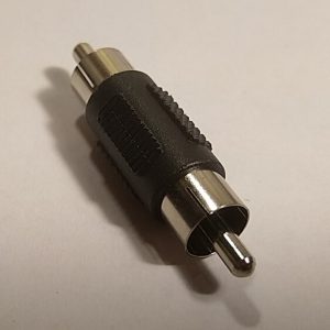 RCA dugó toldó – RCA dugó/RCA dugó – fekete