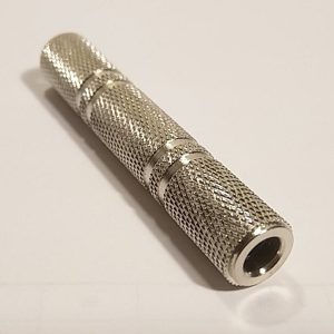 Jack dugó toldó, 6.35mm, monó – Jack alj/Jack alj – fém