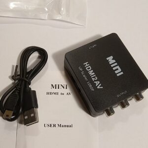 HDMI-ről RCA-ra átalakító konverter (DAC)