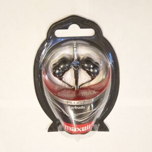 Maxell Plugz fülhallgató - fekete