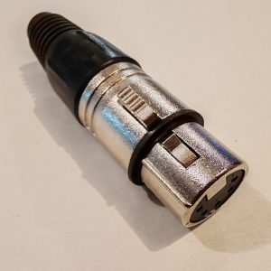 XLR dugó – 5 pólusú lengő alj – fém