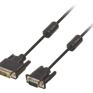 DVI-A 12 + 5-pólusú dugó ~ VGA dugós átjátszó (2 és 3m)