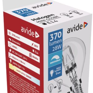 AVIDE 28W~40W - E14 kisgömb