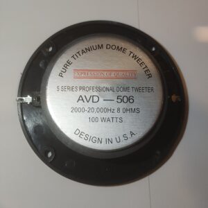 AVD-506 titánium dóm magassugárzó