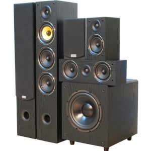 TAGA HARMONY TAV 506 V.2 - 5.1 HANGFALSZETT - TSW-90 V.4 MÉLYLÁDÁVAL - FEKETE