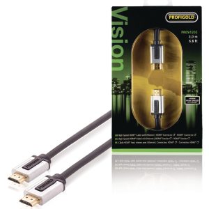 HDMI kábel - HDMI-A/HDMI-A - PROFIGOLD PROV1202 - 2m