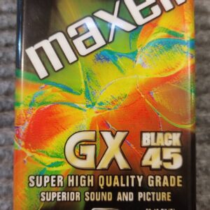 Maxell GX Black45 VHS-C kamera kazetta