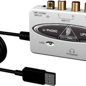 Behringer UFO 202 U-PHONO - MM phono előerősítő - digitalizáló