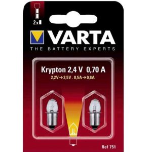 VARTA 2.4V, 0.70A krypton izzó