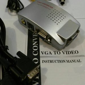 VGA-ról RCA-ra/S-VHS-re átalakító konverter - MP5