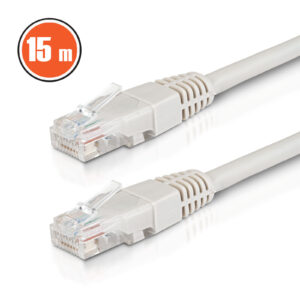 CAT6 internetes, hálózati szerelt kábel – 15m