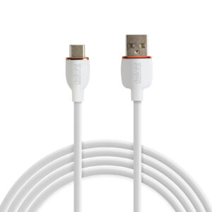 USB Szilikon adatkábel – USB-A – USB Type-C, 12W, 2,4A – 1m