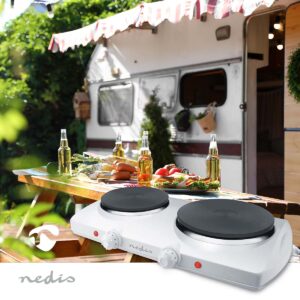 Elektromos főzőlap – 2 zónás – 2300W – Nedis