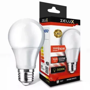 LED izzó, E27, 16W~120W, meleg fehér – ZELUX