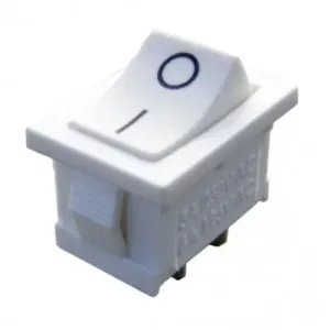 Billenőkapcsoló kétállású ON-OFF fehér 250VAC 3A, MRS-101