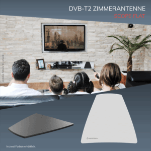 Szobaantenna, erősítővel – DVB-T2 – Oehlbach