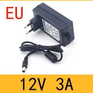 Hálózati adapter, álló – 12V/3A – 5.5×2.5mm