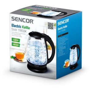 Sencor SWK 1785BK üveg vízforraló – 1.7 liter