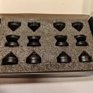 Hangfal alu/bronz fémtüske+alátét – 8-8db